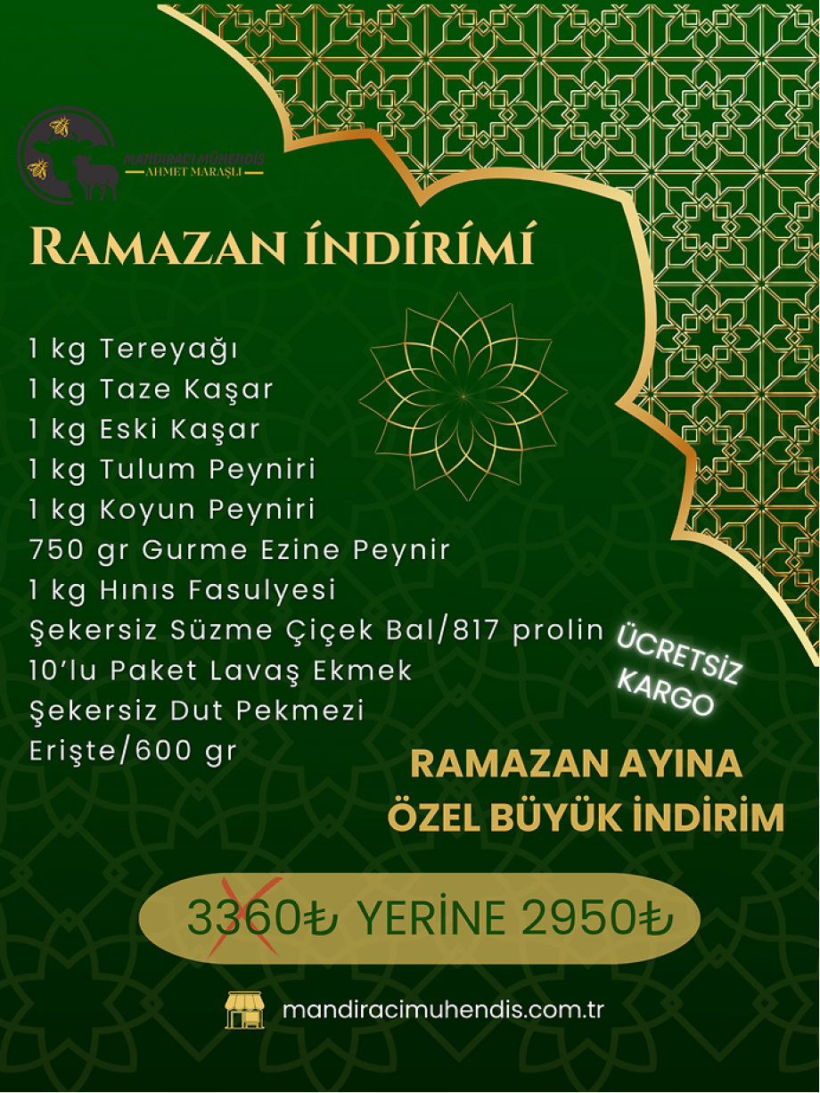 Ramazan’a Özel İndirim